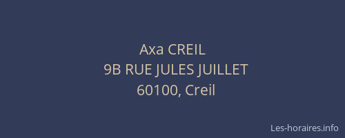 Axa CREIL