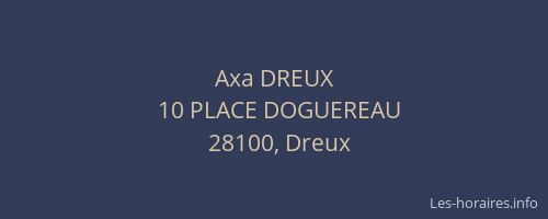 Axa DREUX