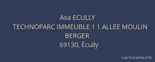 Axa ECULLY