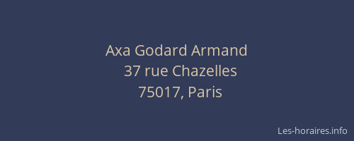 Axa Godard Armand
