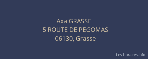 Axa GRASSE