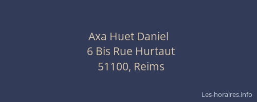 Axa Huet Daniel