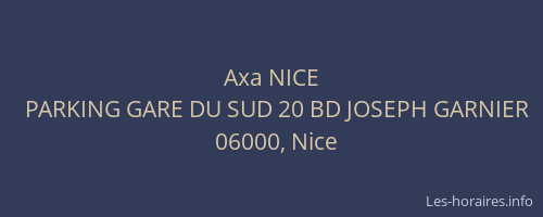 Axa NICE