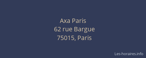 Axa Paris