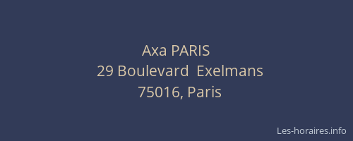 Axa PARIS