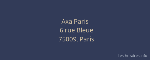 Axa Paris