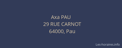 Axa PAU