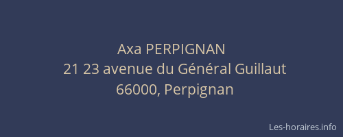 Axa PERPIGNAN