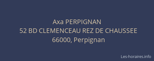 Axa PERPIGNAN