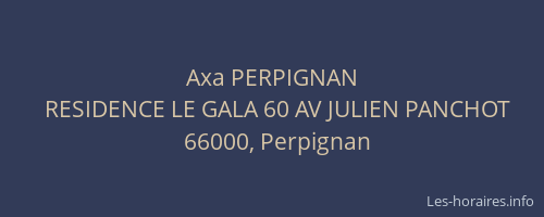 Axa PERPIGNAN