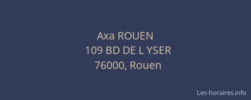 Axa ROUEN