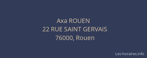 Axa ROUEN