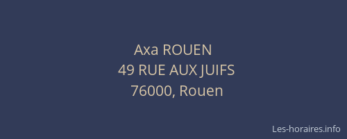 Axa ROUEN