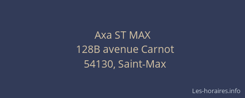 Axa ST MAX