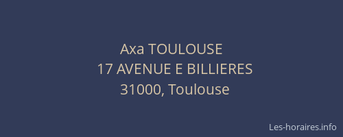 Axa TOULOUSE