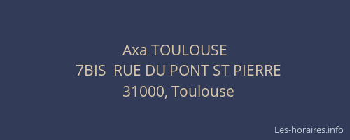 Axa TOULOUSE