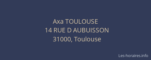 Axa TOULOUSE