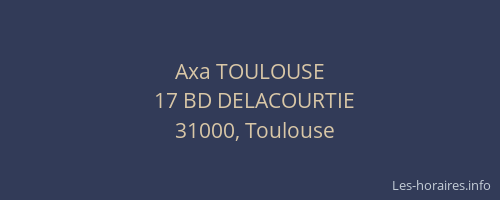 Axa TOULOUSE