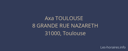 Axa TOULOUSE