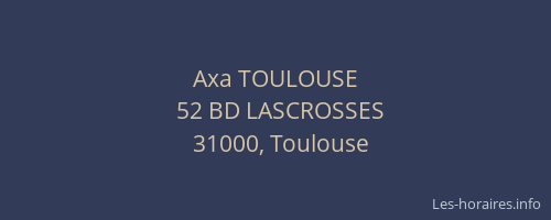 Axa TOULOUSE