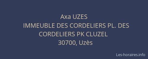 Axa UZES