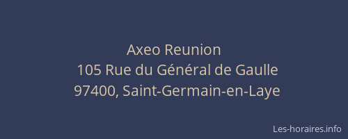 Axeo Reunion