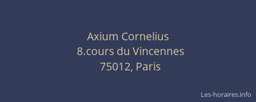 Axium Cornelius