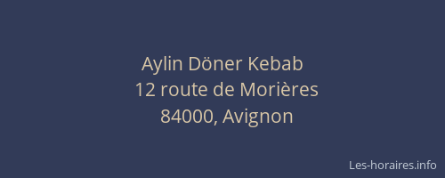 Aylin Döner Kebab