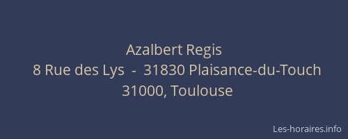 Azalbert Regis