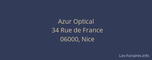 Azur Optical