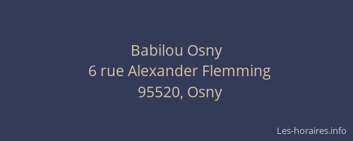 Babilou Osny