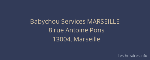 Babychou Services MARSEILLE