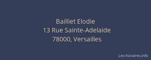 Bailliet Elodie