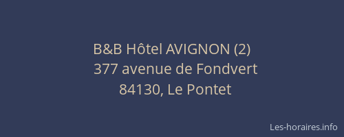 B&B Hôtel AVIGNON (2)