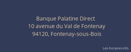 Banque Palatine Direct