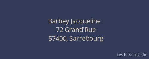 Barbey Jacqueline