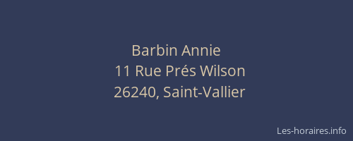 Barbin Annie