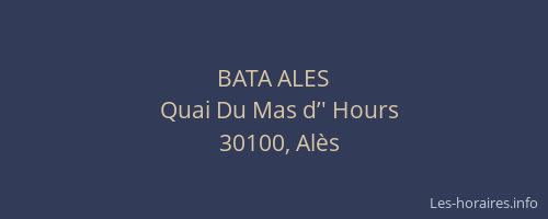 BATA ALES