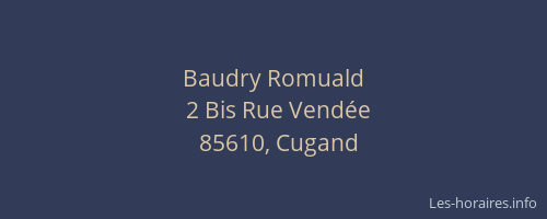 Baudry Romuald