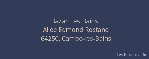 Bazar-Les-Bains