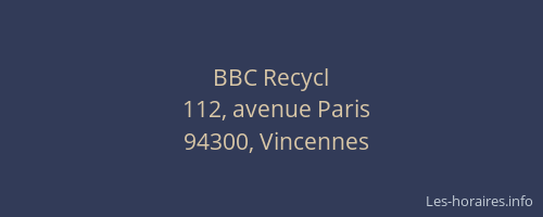 BBC Recycl