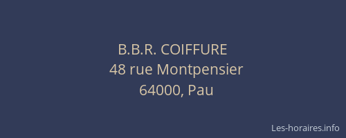 B.B.R. COIFFURE