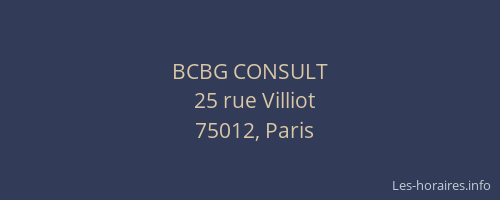 BCBG CONSULT