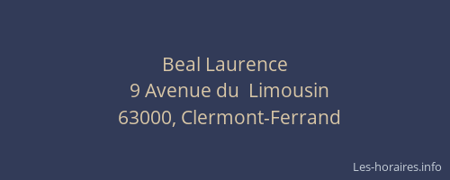 Beal Laurence