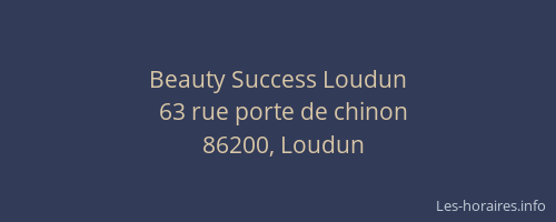 Beauty Success Loudun