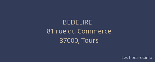 BEDELIRE