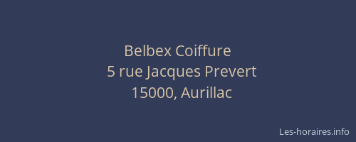 Belbex Coiffure