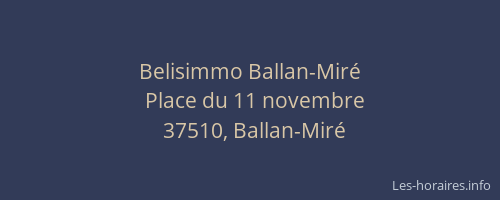 Belisimmo Ballan-Miré