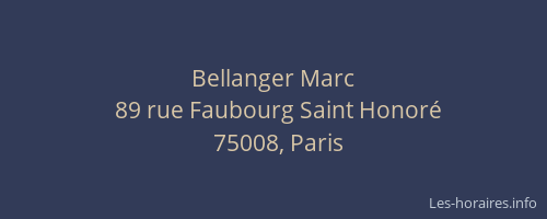 Bellanger Marc