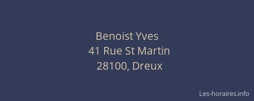 Benoist Yves